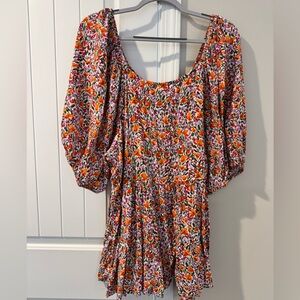 Floral Babydoll Top NWT